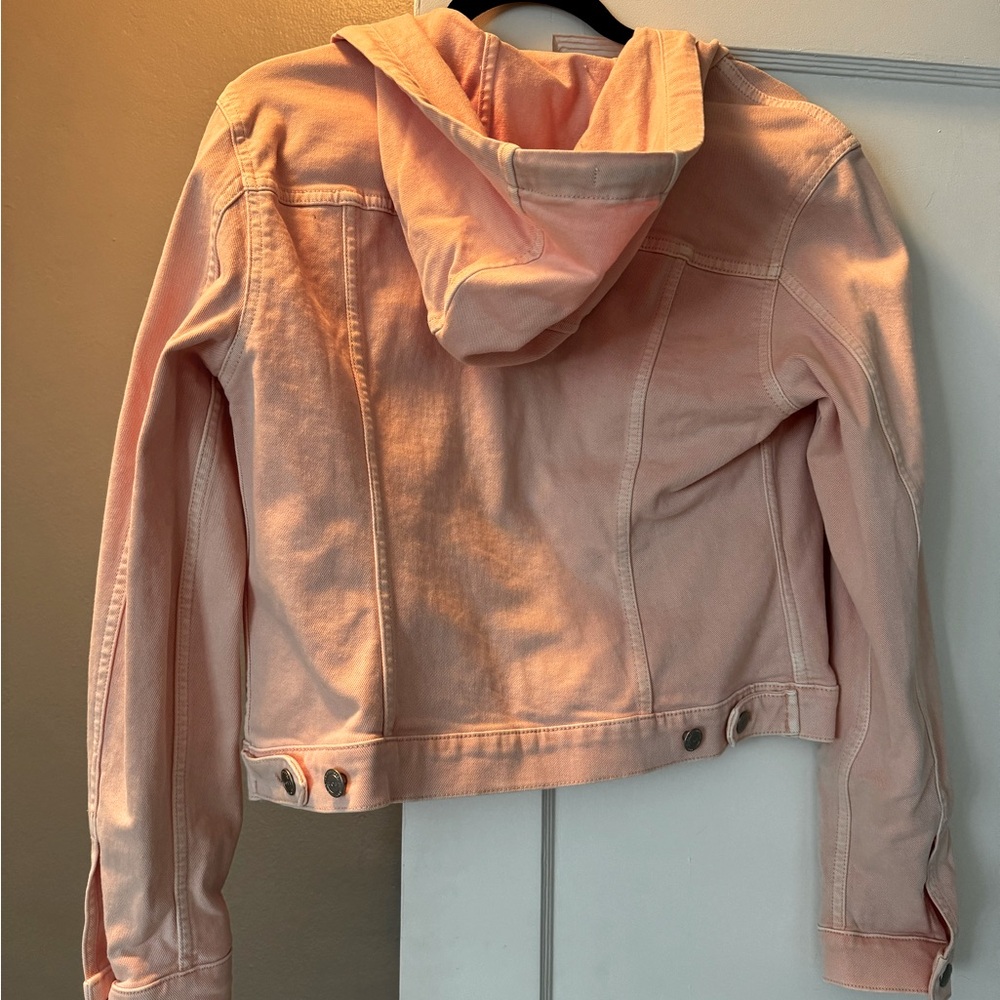 Ann Taylor Denim Hooded Jacket